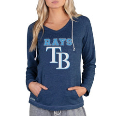 Tampa Bay Rays Concepts Sport Women's Mainstream Terry Long Sleeve Hoodie Top | MLB Sale