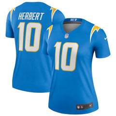 Los Angeles Chargers Nike Justin Herbert  Women's Legend Player Performance Top
