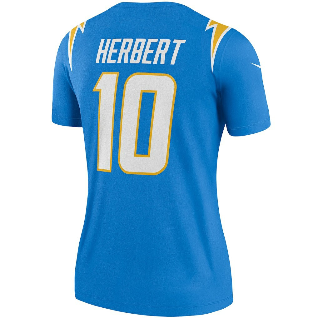 Los Angeles Chargers Nike Justin Herbert  Women's Legend Player Performance Top