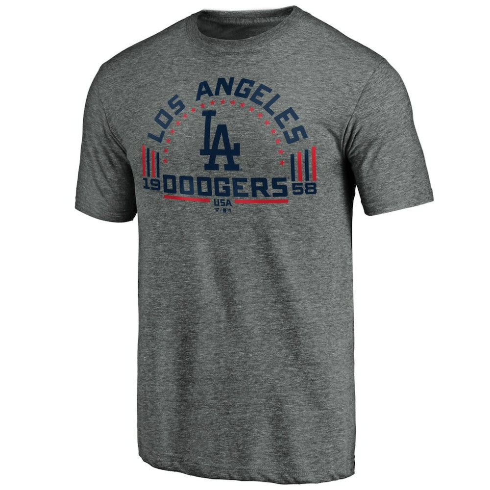 Los Angeles Dodgers Team Freedom Tri-Blend T-Shirt | MLB For sale