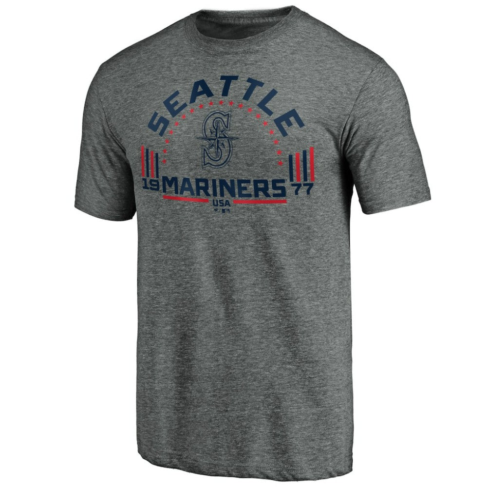 Seattle Mariners Team Freedom Tri-Blend T-Shirt | MLB On Sale