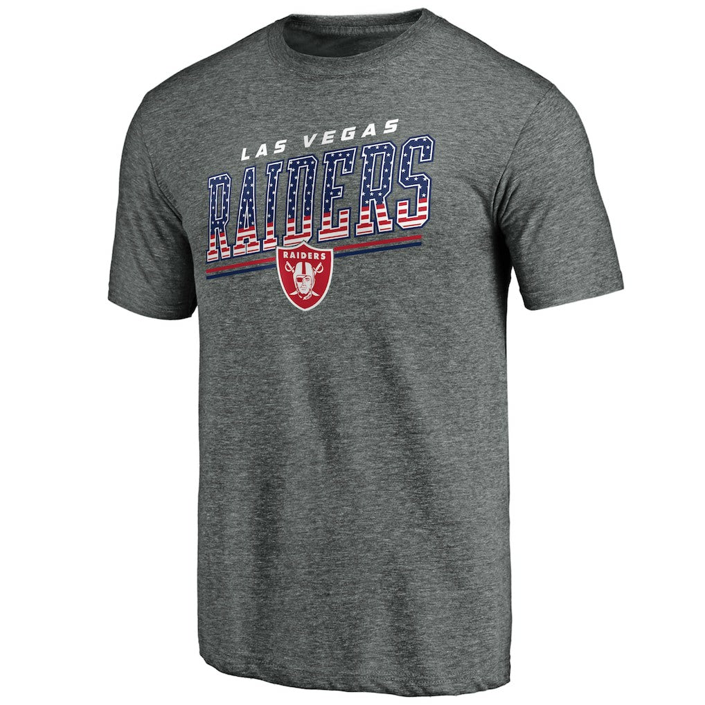 Las Vegas Raiders  Team Freedom Tri-Blend T-Shirt