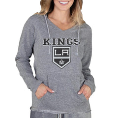 Los Angeles Kings Concepts Sport Women's Mainstream Terry Tri-Blend Long Sleeve Hooded Top Discount