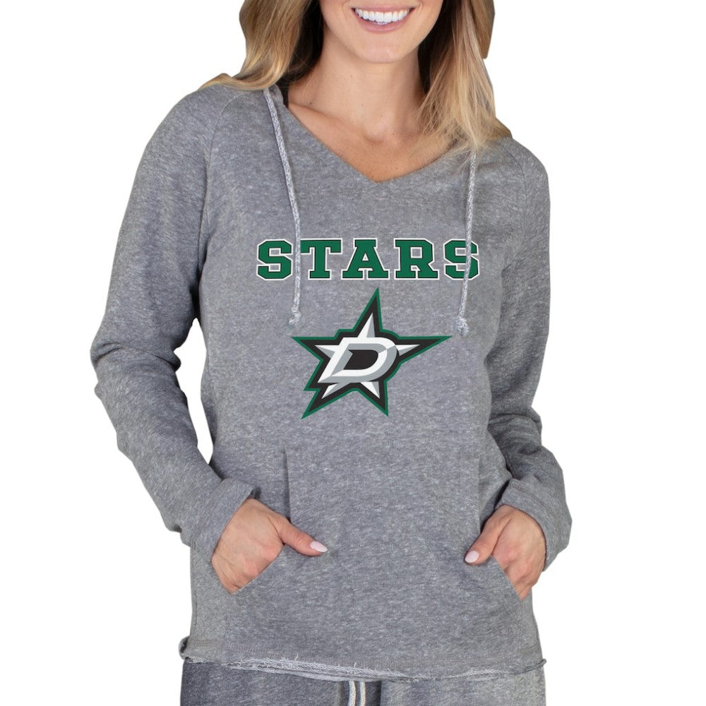 Dallas Stars Concepts Sport Women's Mainstream Terry Tri-Blend Long Sleeve Hooded Top Sale