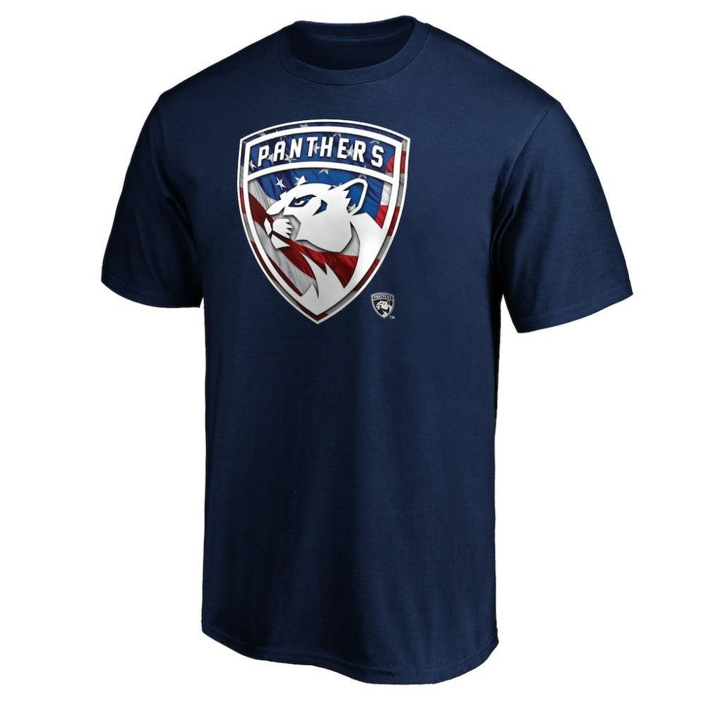 Florida Panthers Banner Wave Logo T-Shirt Online