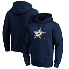 Dallas Stars Banner Wave Logo Pullover Hoodie Outlet