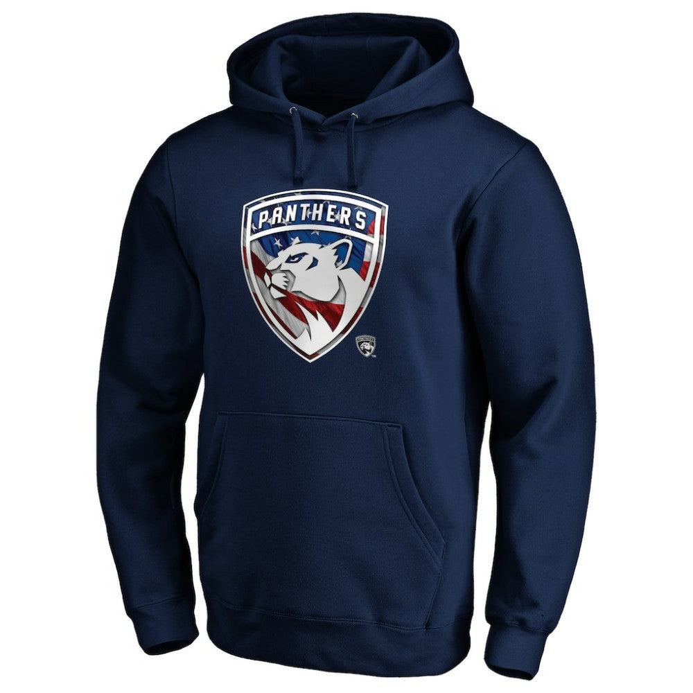 Florida Panthers Banner Wave Logo Pullover Hoodie Sale