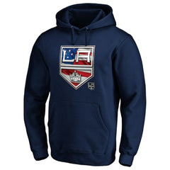 Los Angeles Kings Banner Wave Logo Pullover Hoodie Outlet