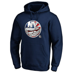 New York Islanders Banner Wave Logo Pullover Hoodie Discount