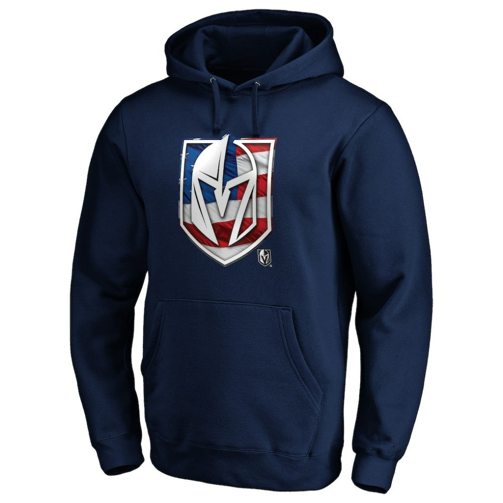 Vegas Golden Knights Banner Wave Logo Pullover Hoodie Online