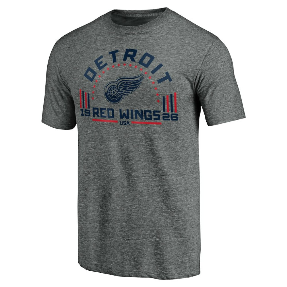 Detroit Red Wings Team Freedom Tri-Blend T-Shirt For Sale