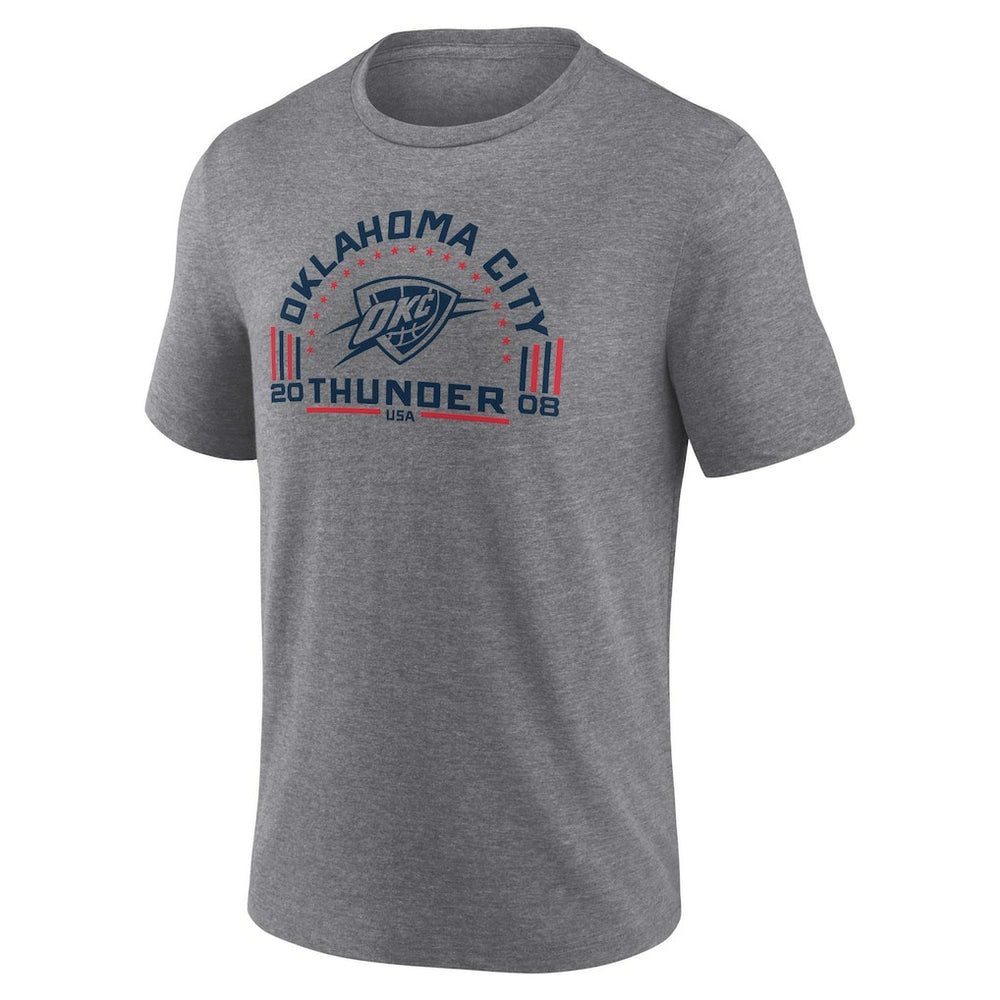 Oklahoma City Thunder Team Freedom Tri-Blend T-Shirt For Sale