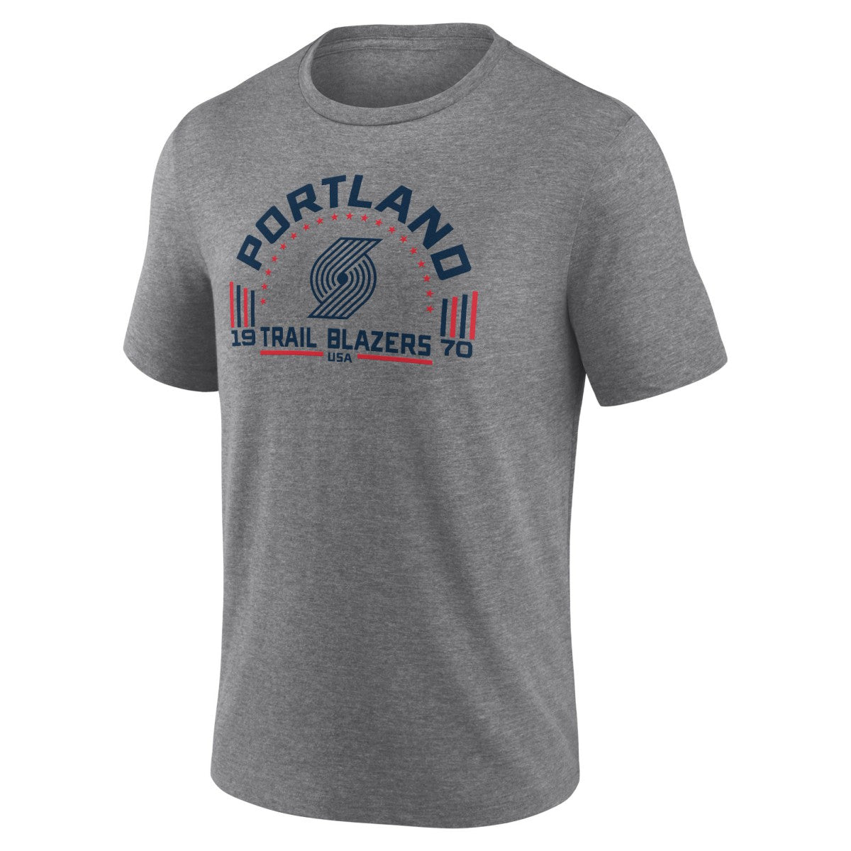 Portland Trail Blazers Team Freedom Tri-Blend T-Shirt On Sale