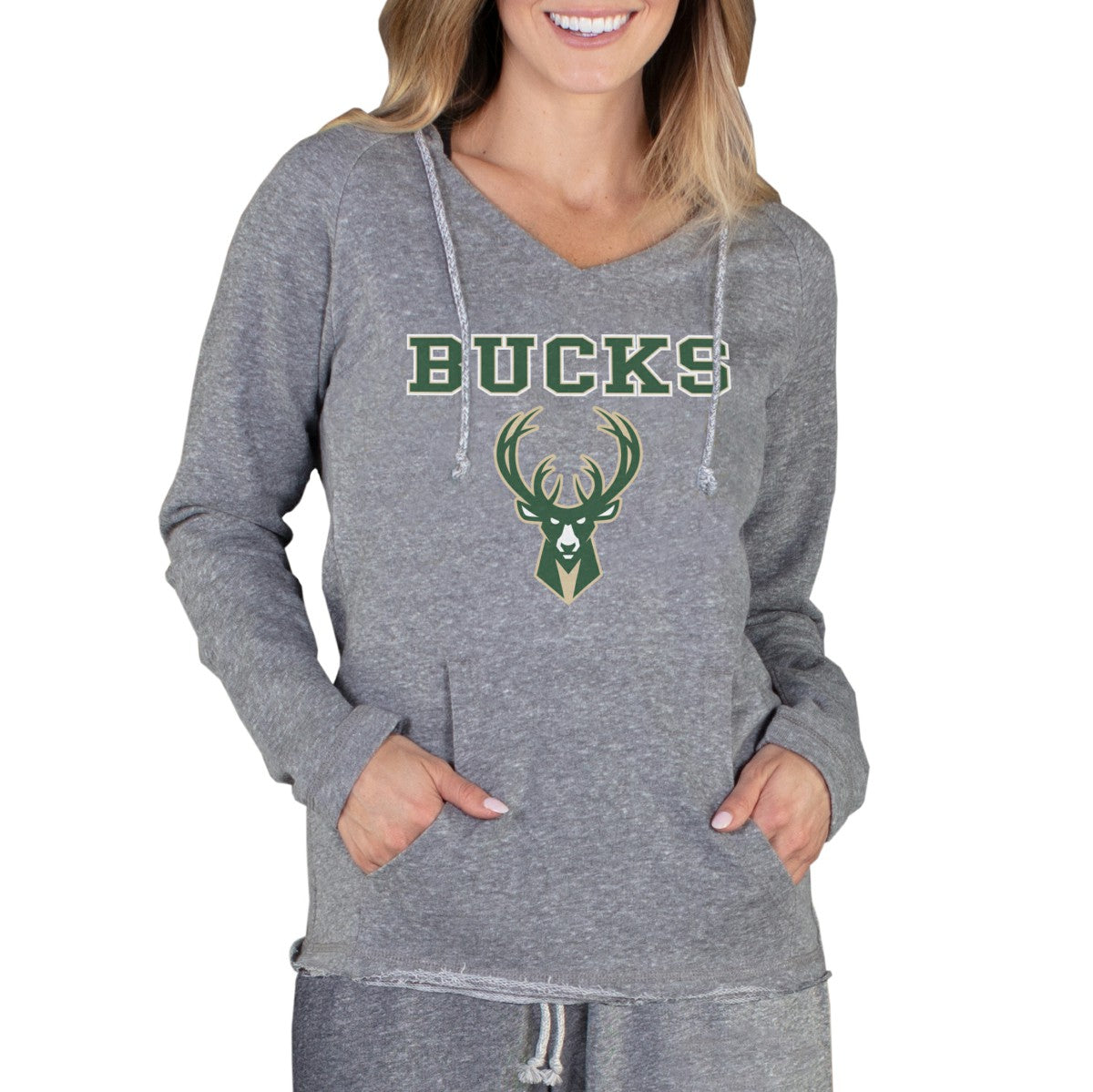 Milwaukee Bucks Concepts Sport Women's Mainstream Terry Hooded Top Outlet