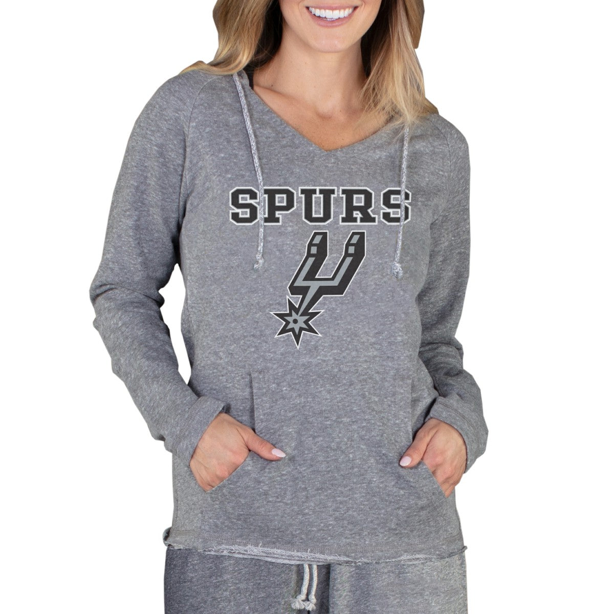 San Antonio Spurs Concepts Sport Women's Mainstream Terry Hooded Top Online