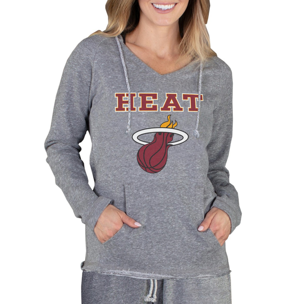 Miami Heat Concepts Sport Women's Mainstream Terry Hooded Top Discount