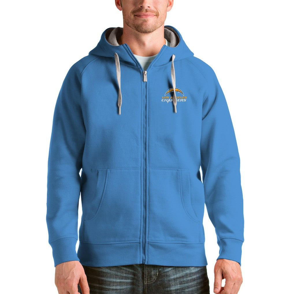 Los Angeles Chargers  Antigua Victory Full-Zip Hoodie