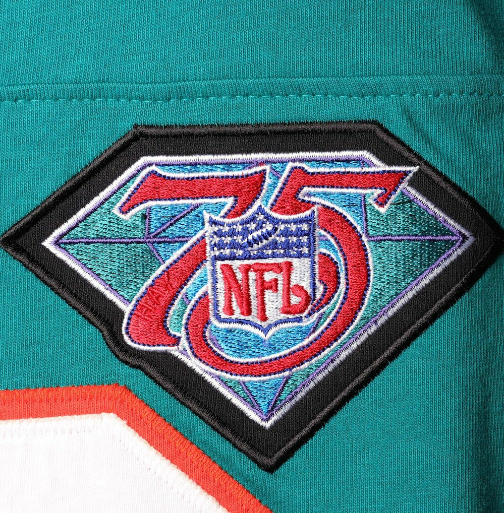 Miami Dolphins Mitchell & Ness Dan Marino  Throwback Retired Player Name & Number Long Sleeve Top