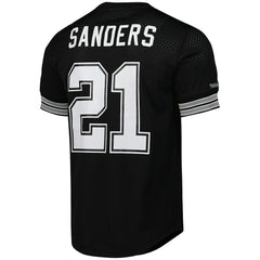 Dallas Cowboys Mitchell & Ness Deion Sanders  Retired Player Name & Number Mesh Top