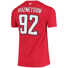 Evgeny Kuznetsov Washington Capitals Fanatics Name & Number T-Shirt For Sale