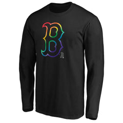 Boston Red Sox Team Pride Logo Long Sleeve T-Shirt | MLB Online