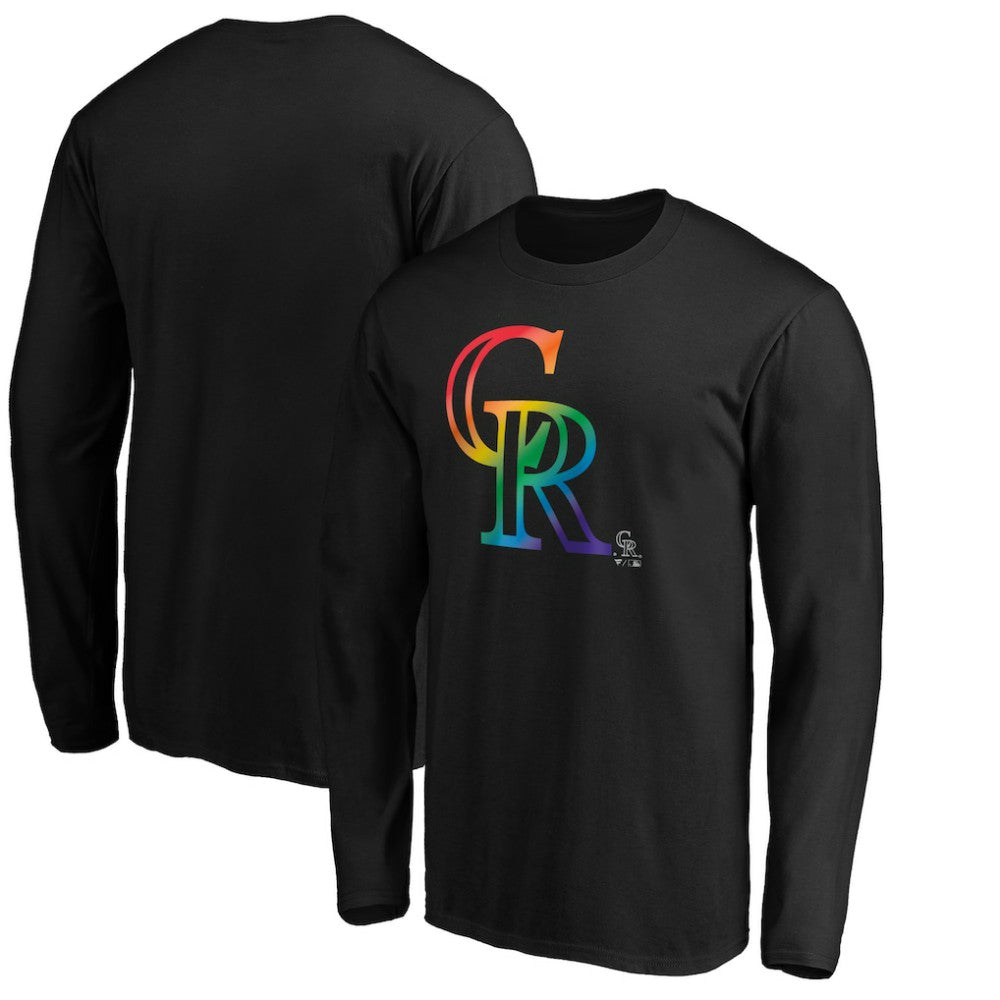 Colorado Rockies Team Pride Logo Long Sleeve T-Shirt | MLB Online