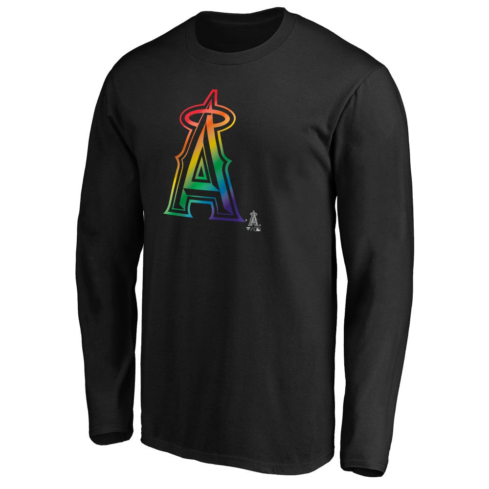 Los Angeles Angels Team Pride Logo Long Sleeve T-Shirt | MLB On Sale