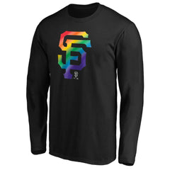 San Francisco Giants Team Pride Logo Long Sleeve T-Shirt | MLB New
