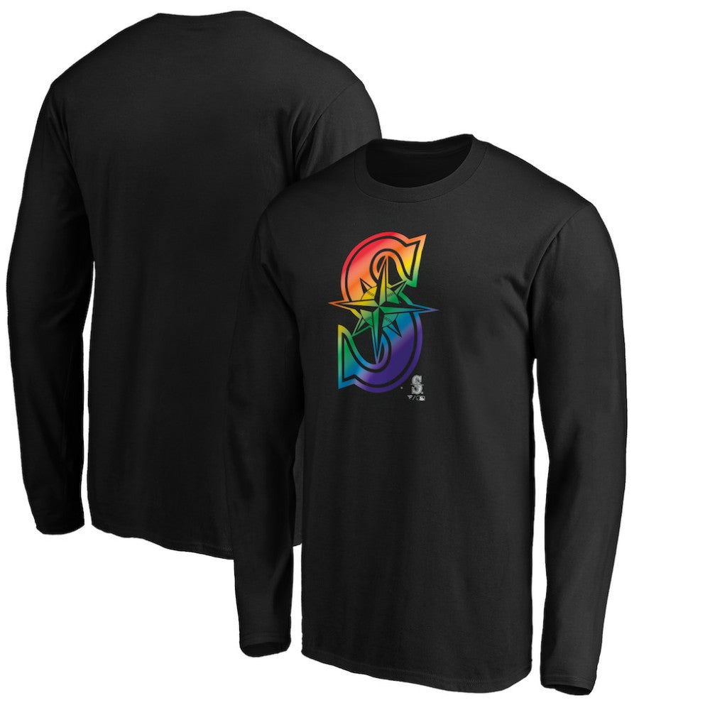 Seattle Mariners Team Pride Logo Long Sleeve T-Shirt | MLB Shop