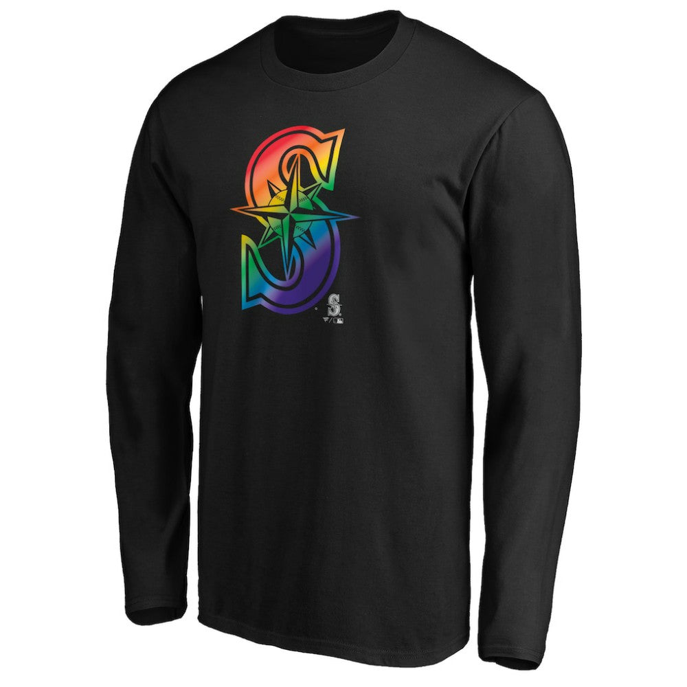 Seattle Mariners Team Pride Logo Long Sleeve T-Shirt | MLB Shop