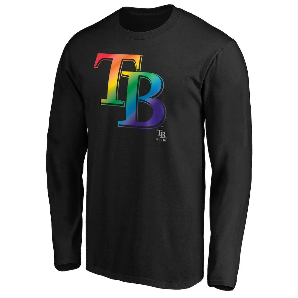 Tampa Bay Rays Team Pride Logo Long Sleeve T-Shirt | MLB Discount