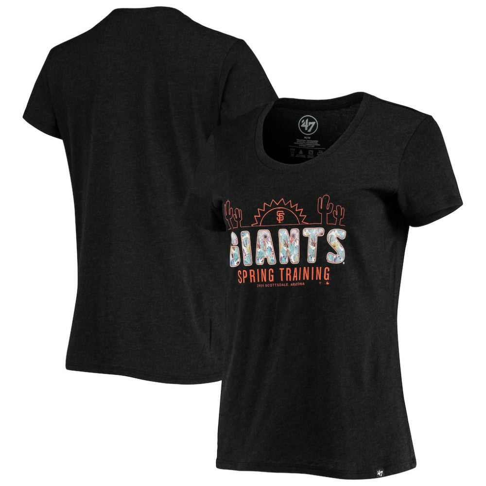 San Francisco Giants '47 Women's Spring Training Floral Fill Club T-Shirt | MLB Shop