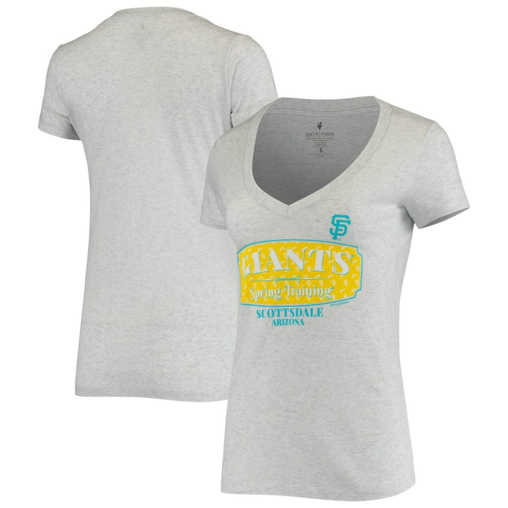 San Francisco Giants Soft as a Grape Women's Spring Training Tropical Banner T-Shirt | MLB On Sale
