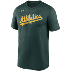 Athletics Nike Wordmark Legend Performance T-Shirt | MLB On Sale