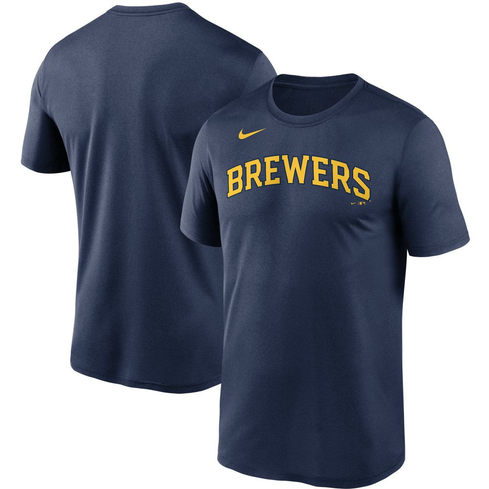 Milwaukee Brewers Nike Wordmark Legend Performance T-Shirt | MLB US