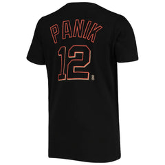 Joe Panik San Francisco Giants 5th & Ocean by New Era Women's Script Name and Number V-Neck T-Shirt Black | MLB Online