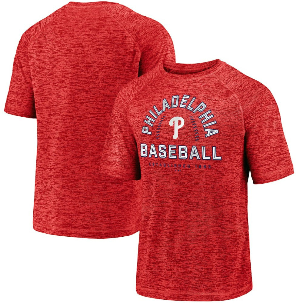Philadelphia Phillies Fanatics Line Up Primary Threat Striated T-Shirt | MLB Outlet