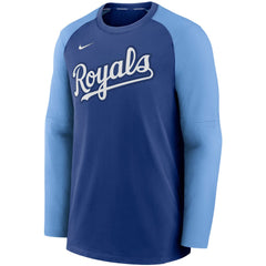 Kansas City Royals Nike Authentic Collection Pregame Performance Raglan Pullover Sweatshirt | MLB Online