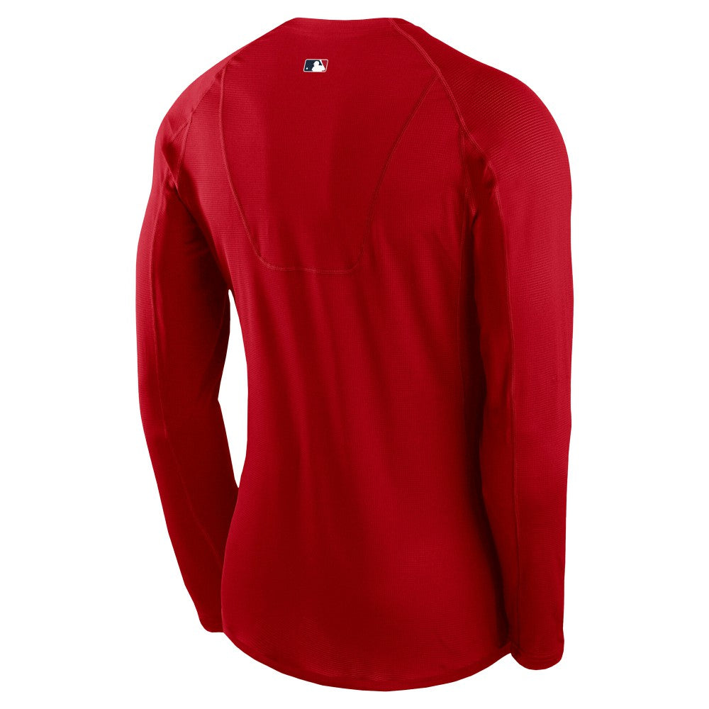 Los Angeles Angels Nike Authentic Collection Raglan Long Sleeve T-Shirt | MLB On Sale