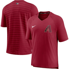 Arizona Diamondbacks Nike Authentic Collection Pregame Performance V-Neck T-Shirt | MLB New