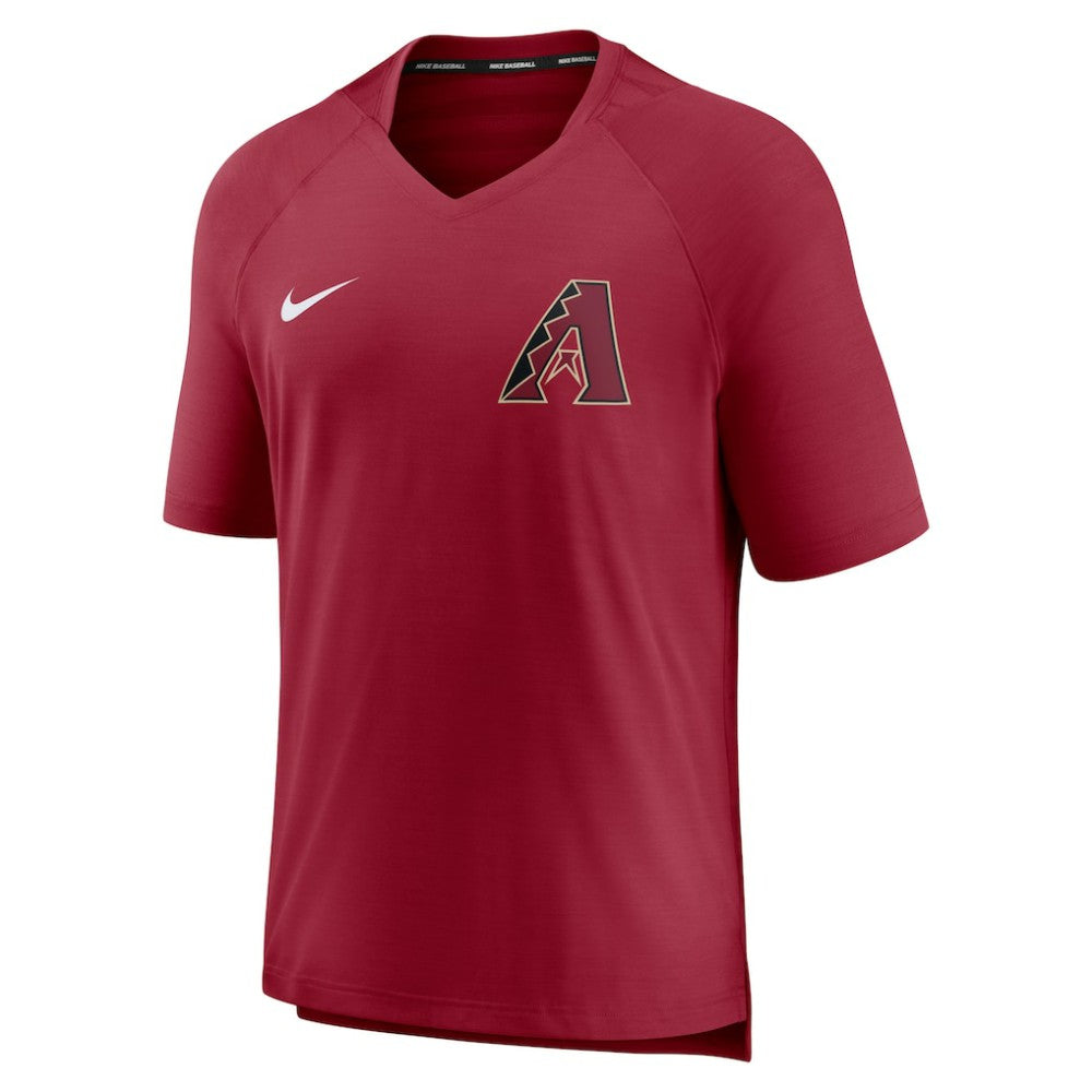Arizona Diamondbacks Nike Authentic Collection Pregame Performance V-Neck T-Shirt | MLB New