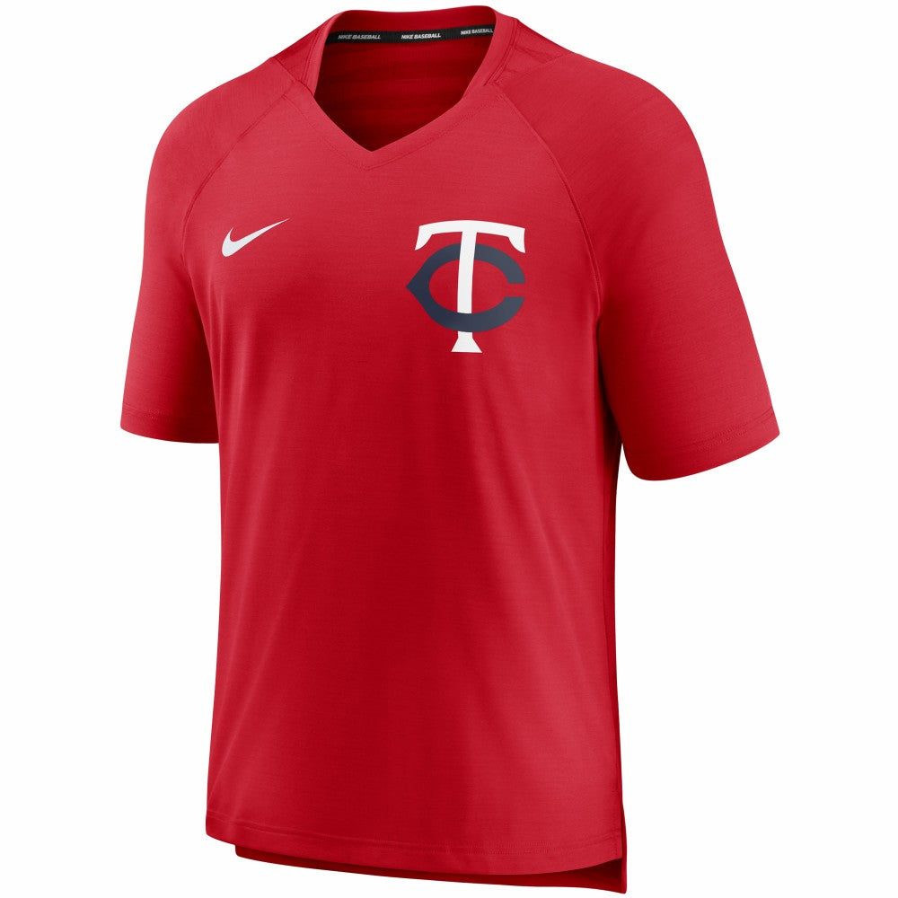Minnesota Twins Nike Authentic Collection Pregame Performance V-Neck T-Shirt | MLB For sale