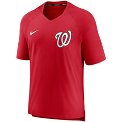 Washington Nationals Nike Authentic Collection Pregame Performance V-Neck T-Shirt | MLB Discount