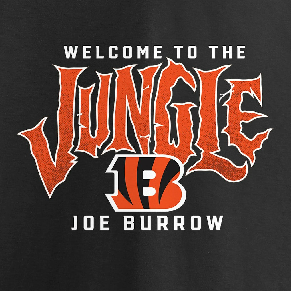 Cincinnati Bengals  Joe Burrow  Women's Jungle Joe V-Neck T-Shirt