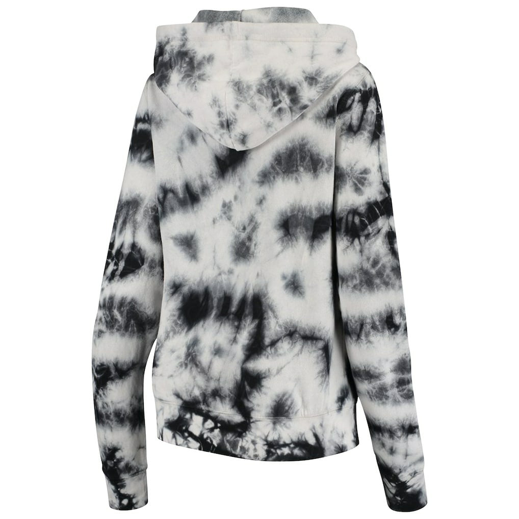 New Orleans Saints New Era Women's Tie Dye Fleece Full-Zip Hoodie