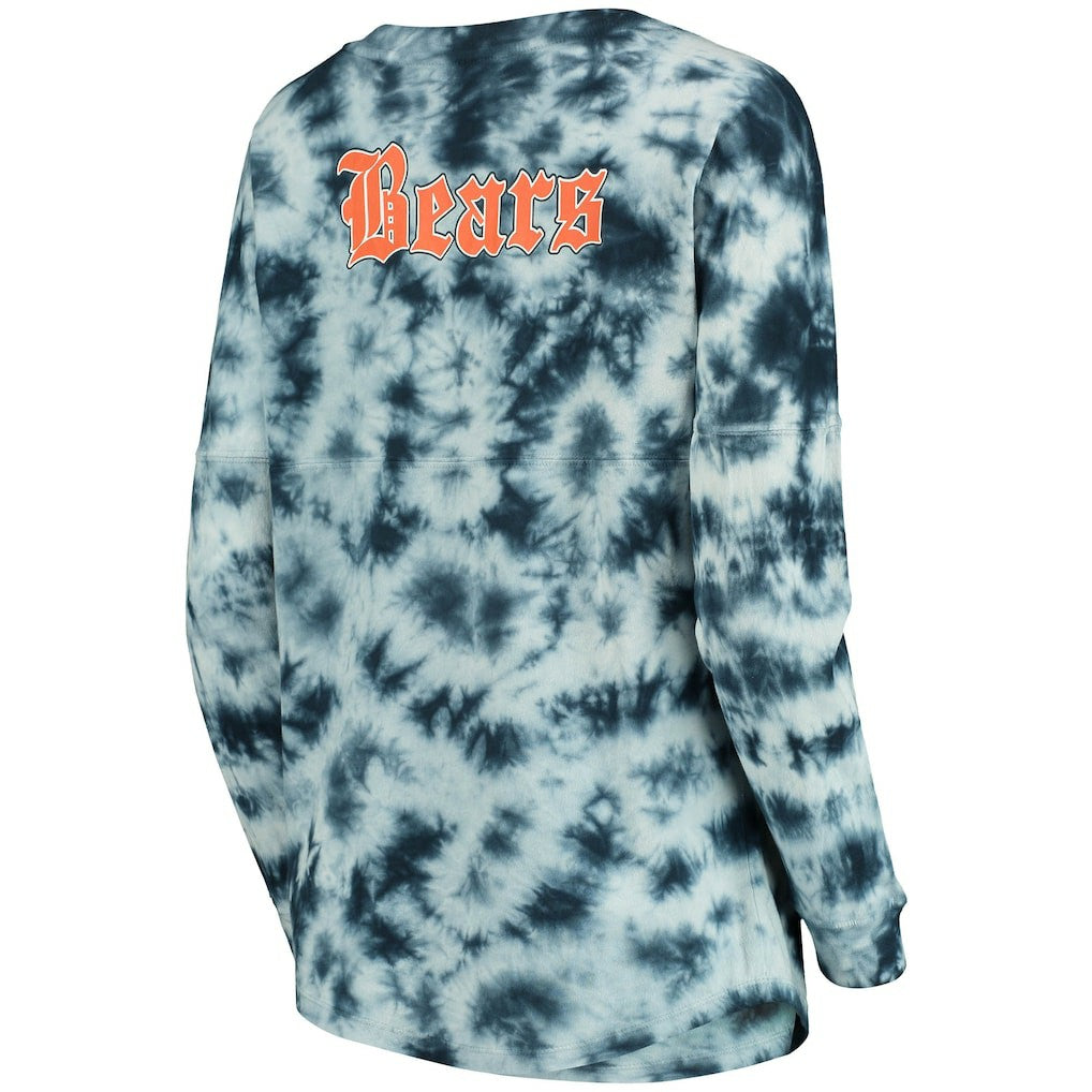 Chicago Bears New Era Women's Tie-Dye Long Sleeve T-Shirt
