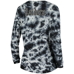 Las Vegas Raiders New Era Women's Tie-Dye Long Sleeve T-Shirt