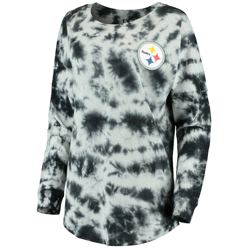 Pittsburgh Steelers New Era Women's Tie-Dye Long Sleeve T-Shirt