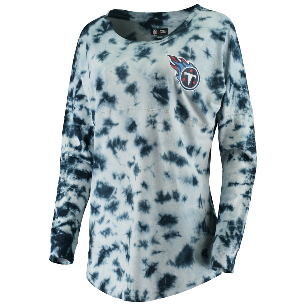 Tennessee Titans New Era Women's Tie-Dye Long Sleeve T-Shirt