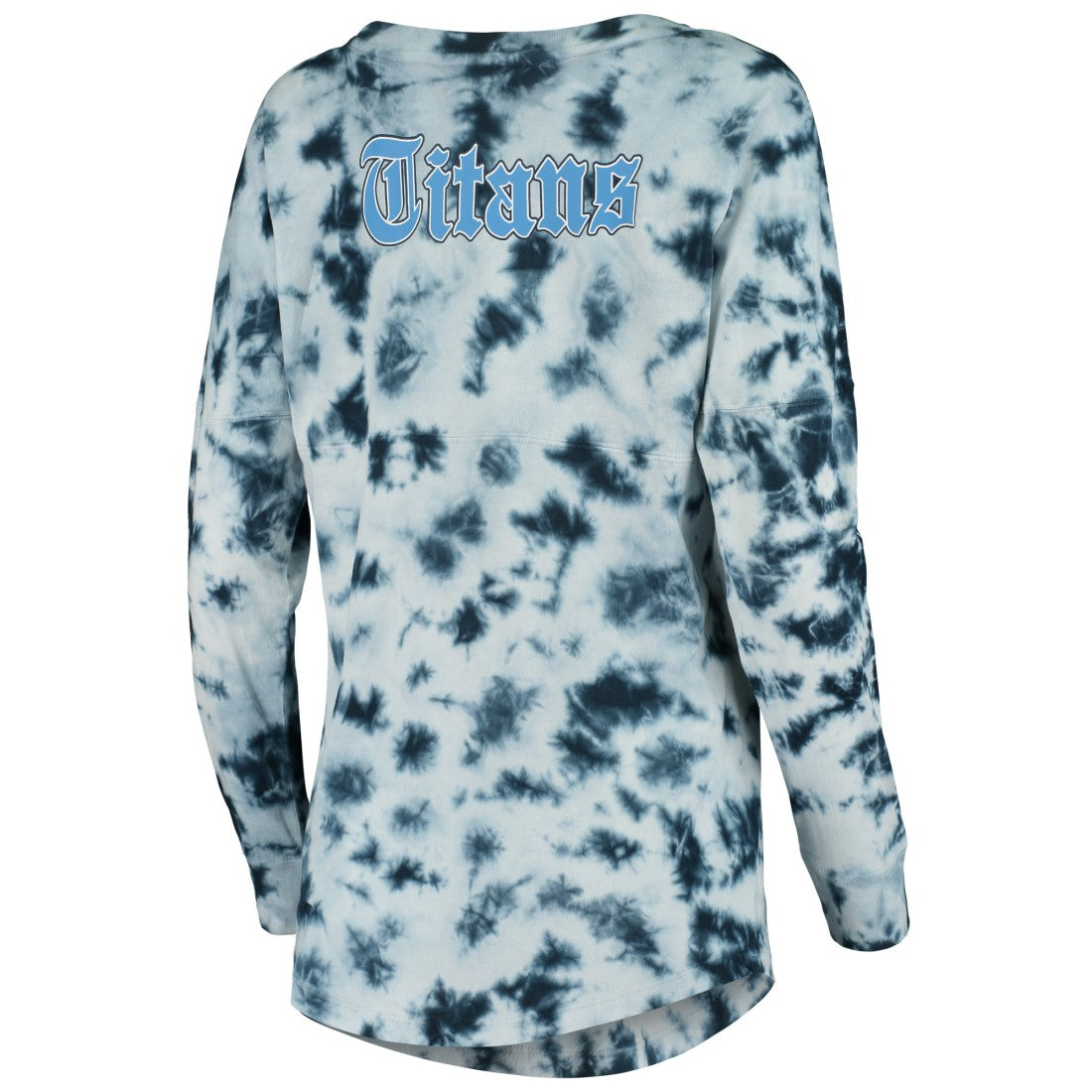 Tennessee Titans New Era Women's Tie-Dye Long Sleeve T-Shirt